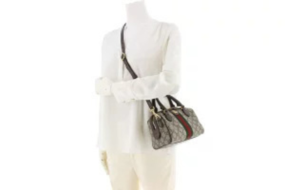 Gucci GG Handle Supreme Bag Ophidia Top